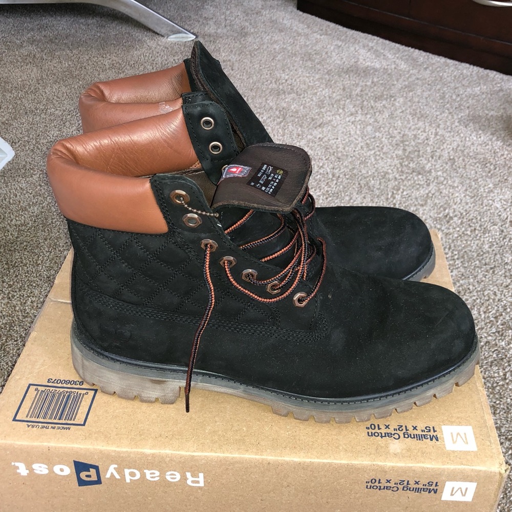 Quilted Timberland Boots